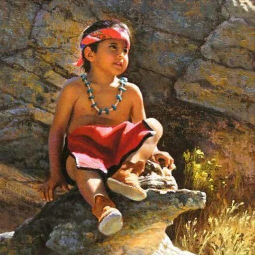 ❤️ Стикер «Native American Love» для Telegram
