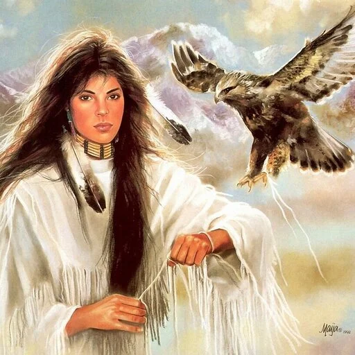 ❤️ Стикер «Native American Love» для Telegram