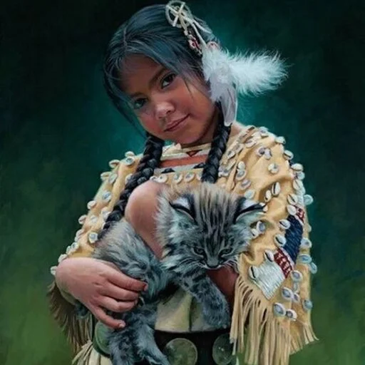 ❤️ Стикер «Native American Love» для Telegram
