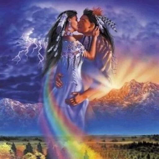 ❤️ Стикер «Native American Love» для Telegram