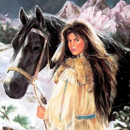 ❤️ Стикер «Native American Love» для Telegram
