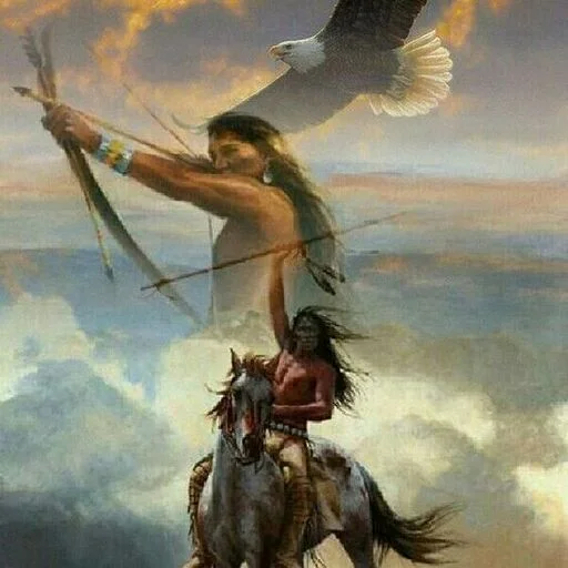 ❤️ Стикер «Native American Love» для Telegram