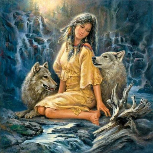 ❤️ Стикер «Native American Love» для Telegram