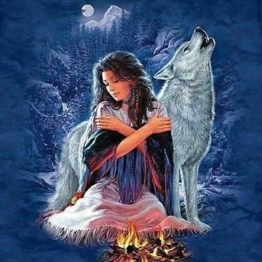 ❤️ Стикер «Native American Love» для Telegram