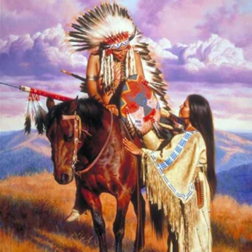 ❤️ Стикер «Native American Love» для Telegram