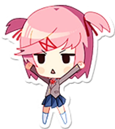 🧁 Стикер «Natsuki» для Telegram