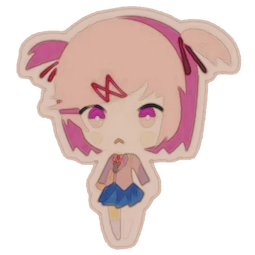 👂 Стикер «୨୧natsuki୨୧» для Telegram