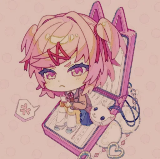 🤩 Стикер «୨୧natsuki୨୧» для Telegram