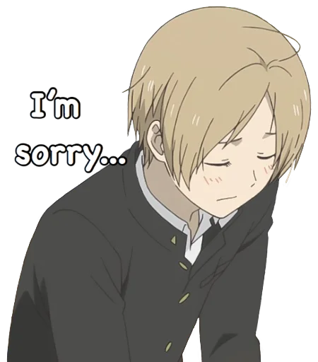 🙇‍♀️ Стикер «Natsume Yuujinchou» для Telegram