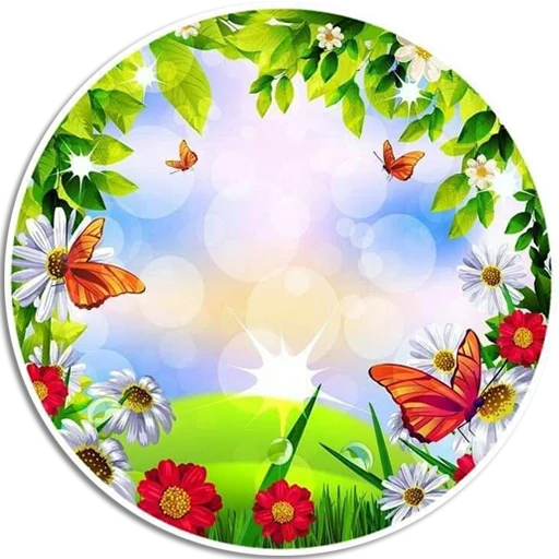 🏕 Стикер «Nature Scenes» для Telegram