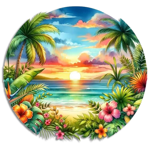 🏕 Стикер «Nature Scenes» для Telegram