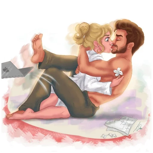 🛏 Стикер «Novios» для Telegram