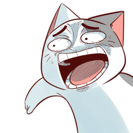 😫 Стикер «Naughty Cat» для Telegram