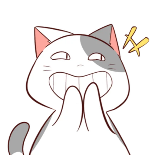 😅 Стикер «Naughty Cat» для Telegram