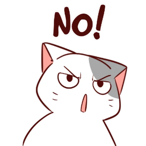 👎 Стикер «Naughty Cat» для Telegram