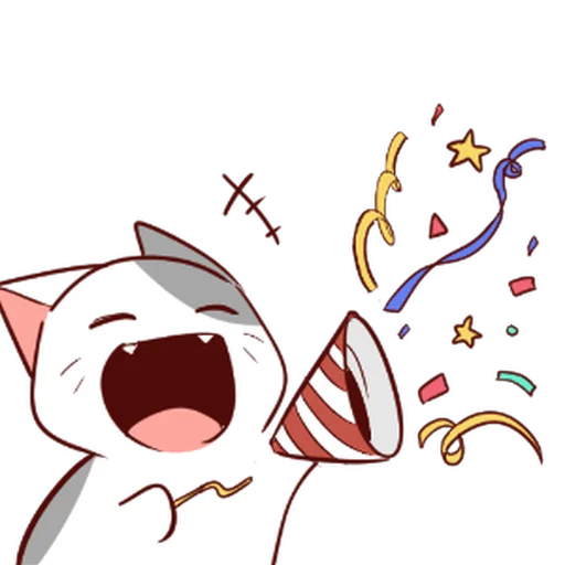 🎉 Стикер «Naughty Cat» для Telegram