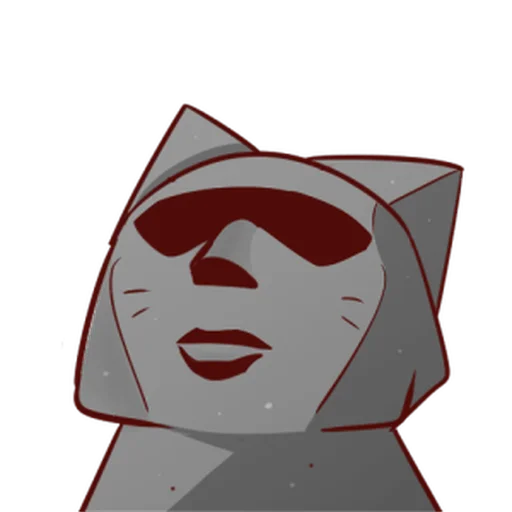 🗿 Стикер «Naughty Cat» для Telegram