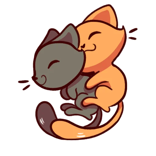 Стикерпак Naughty Kittens для Telegram