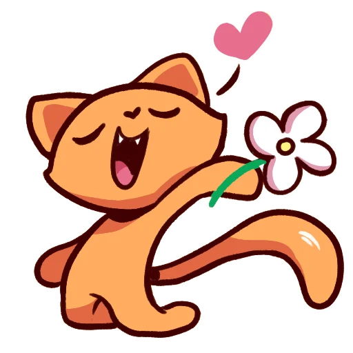 🌷 Стикер «Naughty Kittens» для Telegram