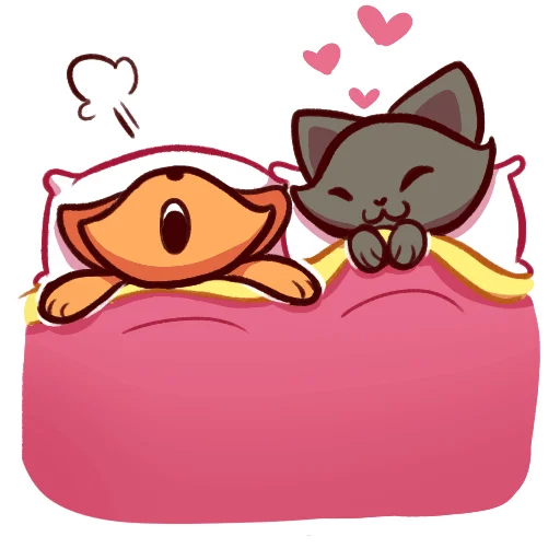 🍆 Стикер «Naughty Kittens» для Telegram