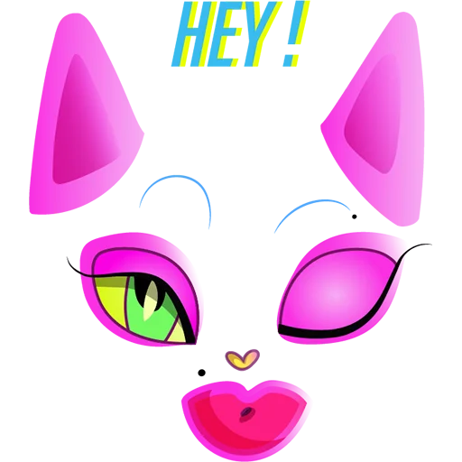 Стикерпак Naughty Kitty для Telegram