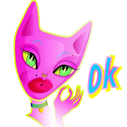 👌 Стикер «Naughty Kitty» для Telegram