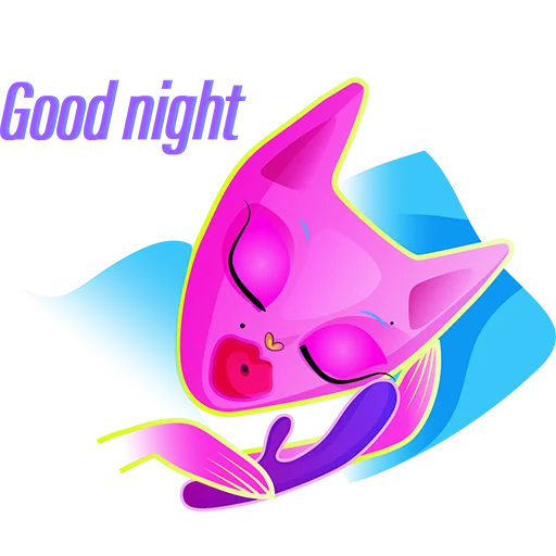 😴 Стикер «Naughty Kitty» для Telegram