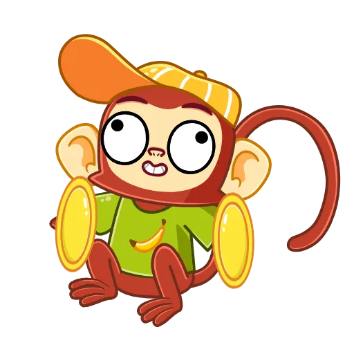 😬 Стикер «Monkey» для Telegram
