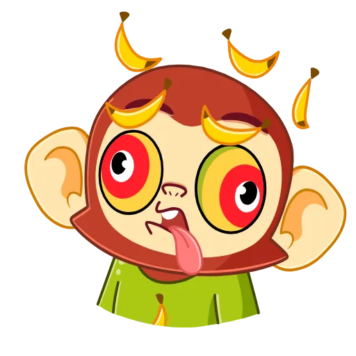 😵‍💫 Стикер «Monkey» для Telegram