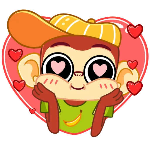 😍 Стикер «Monkey» для Telegram