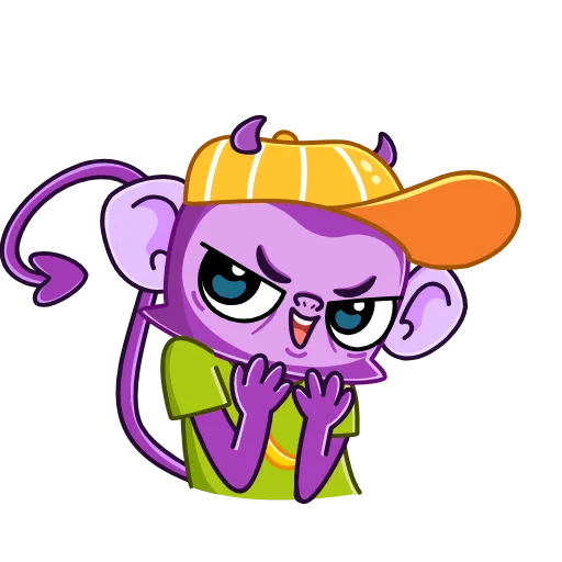 😈 Стикер «Monkey» для Telegram