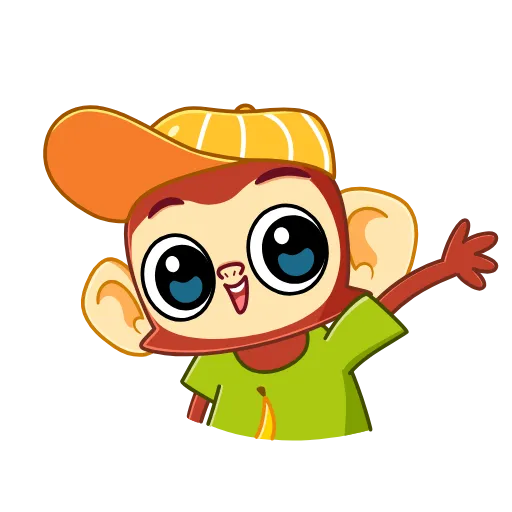 👋 Стикер «Monkey» для Telegram