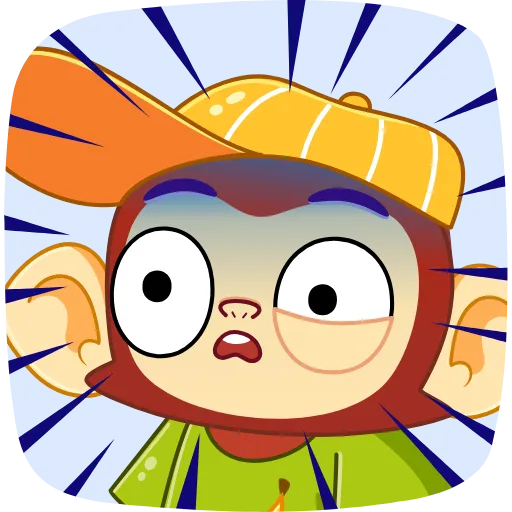 😨 Стикер «Monkey» для Telegram