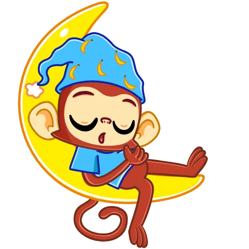 😴 Стикер «Monkey» для Telegram