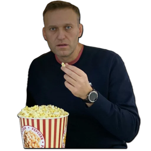 🍿 Стикер «НАВАЛЬНЫЙ» для Telegram