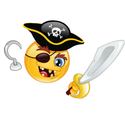 🏴 Стикер «Смайлики 3» для Telegram
