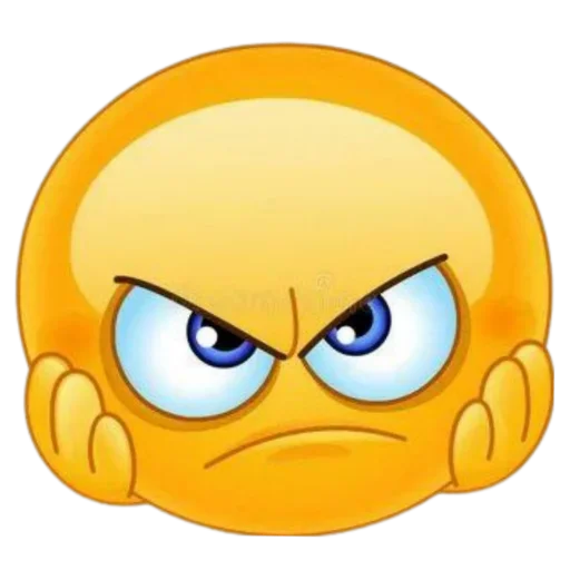 😠 Стикер «Смайлики 3» для Telegram