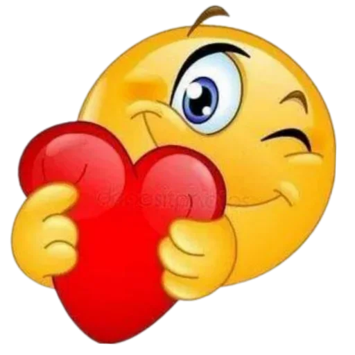 ❤️ Стикер «Смайлики 3» для Telegram