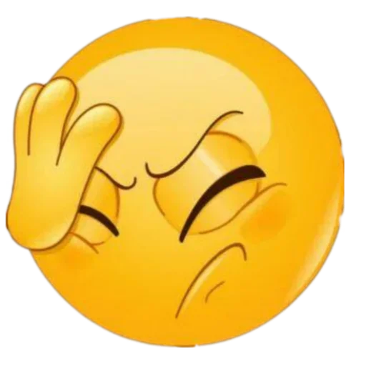 😕 Стикер «Смайлики 3» для Telegram