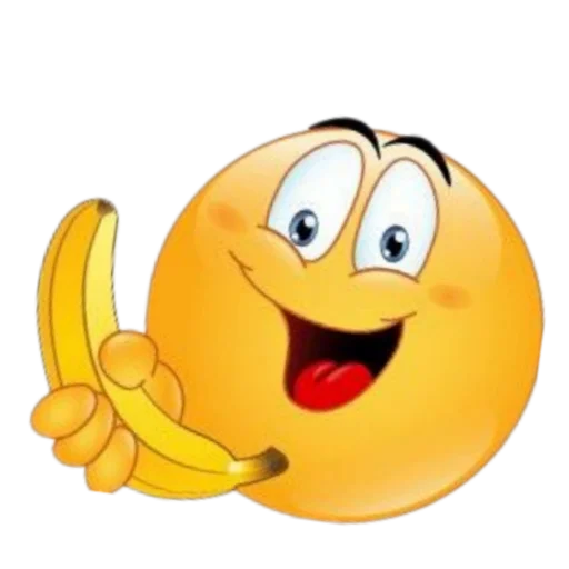 🍌 Стикер «Смайлики 4» для Telegram