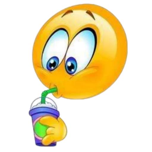 🥤 Стикер «Смайлики 4» для Telegram