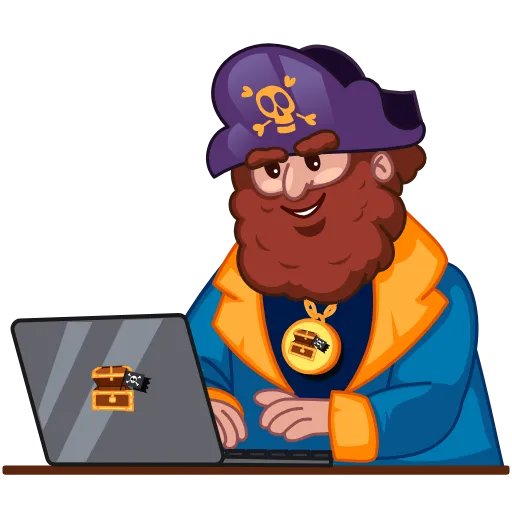 👨‍💻 Стикер «НАЙДИ КЛАД» для Telegram