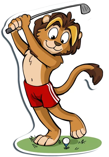 🏌‍♂ Стикер «Nbowa» для Telegram