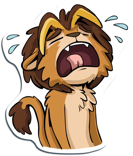 😭 Стикер «Nbowa» для Telegram