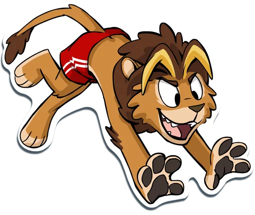 🦁 Стикер «Nbowa» для Telegram