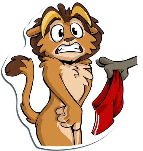 😖 Стикер «Nbowa» для Telegram