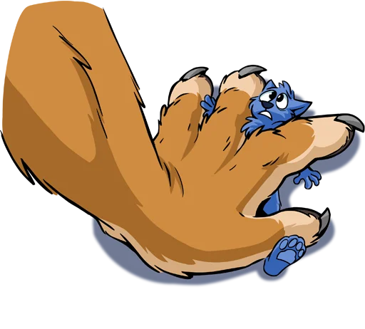 🦶 Стикер «Nbowa» для Telegram