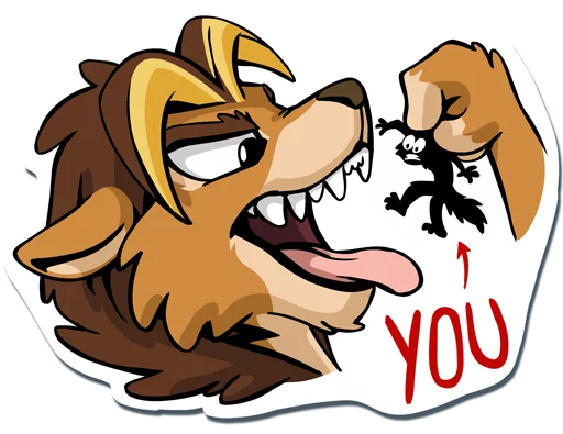 😤 Стикер «Nbowa» для Telegram