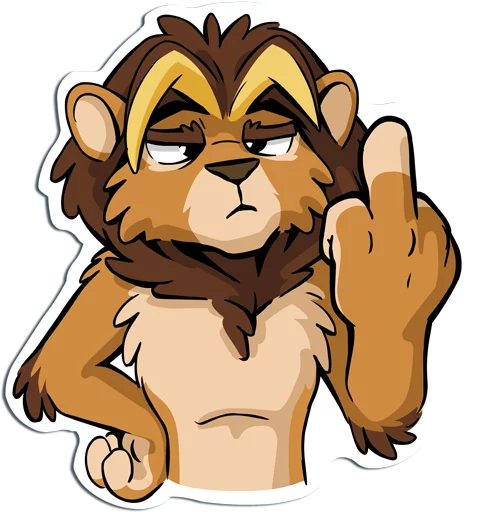 😡 Стикер «Nbowa» для Telegram