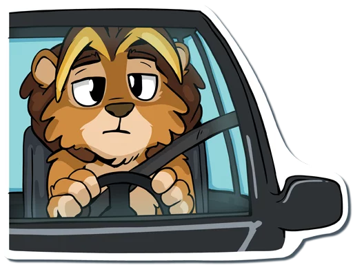 🚕 Стикер «Nbowa» для Telegram